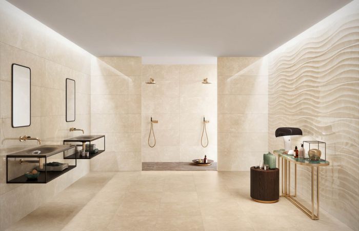 moderné kúpeľne séria MARBLE beige